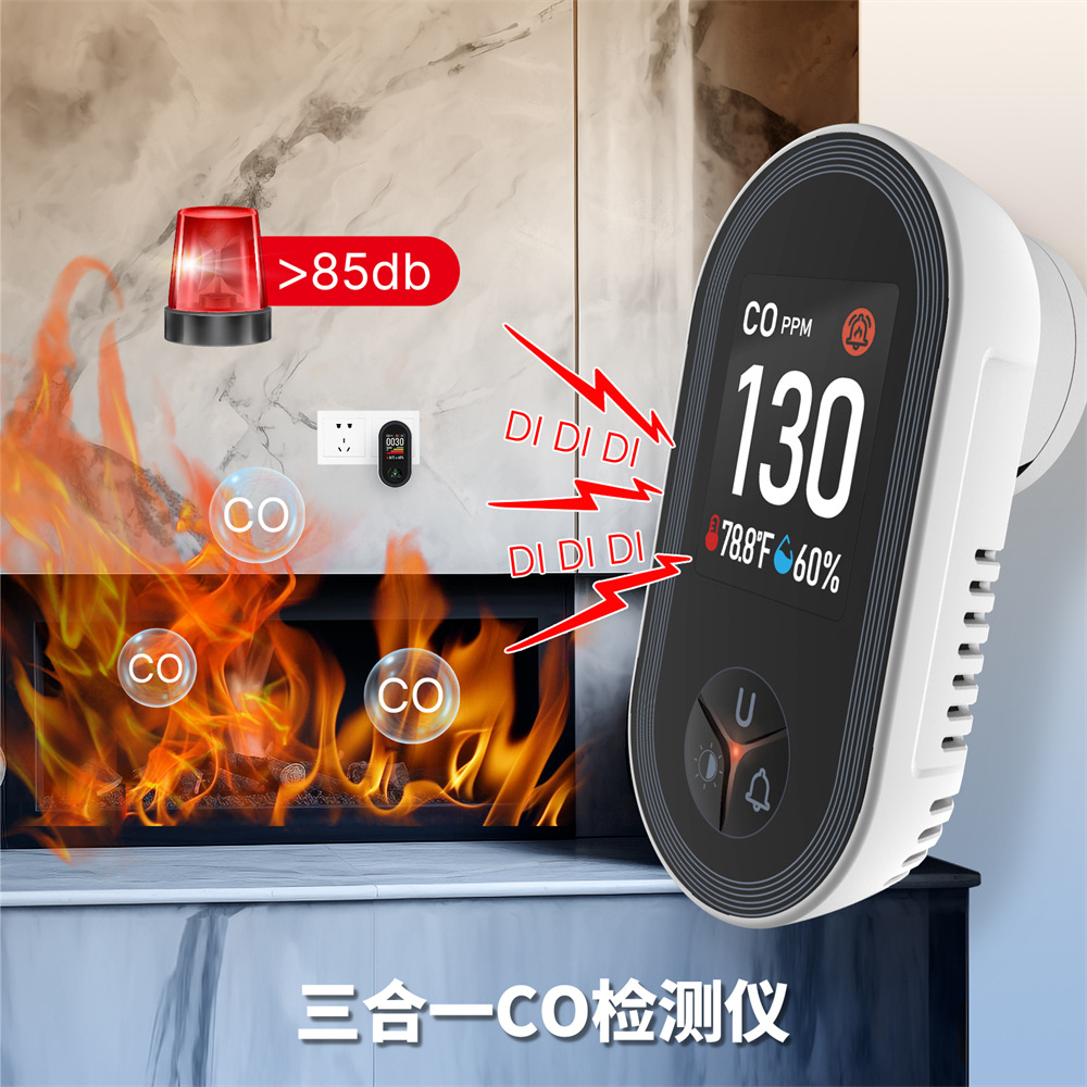 3 in1 Carbon Monoxide Detector - Co Detector Plug のレビューと価格
