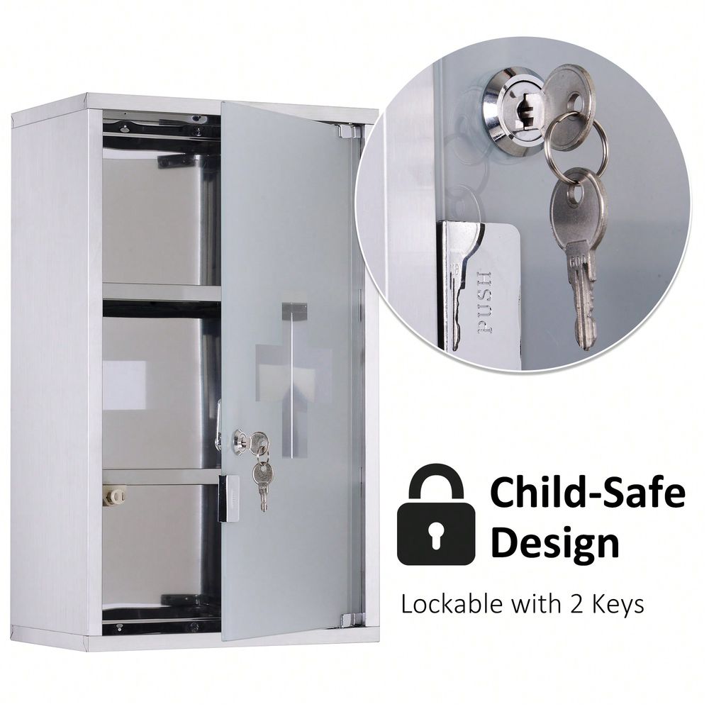 Wall Medicine Cabinet With Loc - Medicine Cabinet Lock のレビューと価格