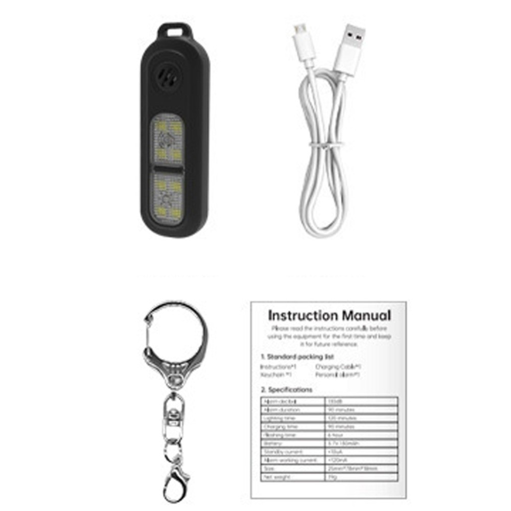 Hollarm Rechargeable Keychain  - Personal Alarm Keychain のレビューと価格