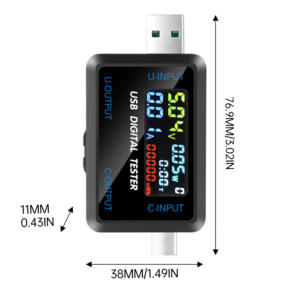 USB Tester 10 in 1 DC Digital  - Co Detector Plug のレビューと価格