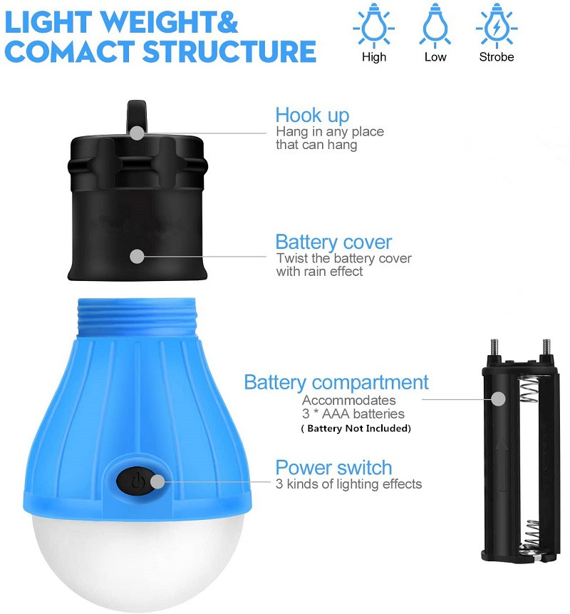 Camping Lantern LED Lamp Bulbs - Power Outage Light のレビューと価格