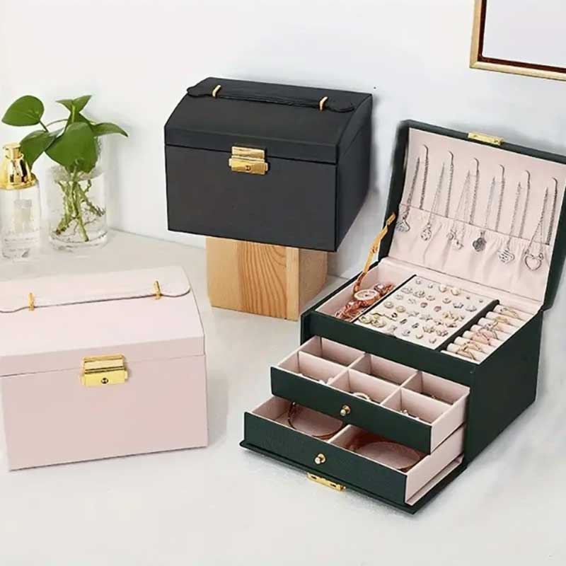 Three Drawer Handheld Jeweller - Lockbox Key Secure のレビューと価格