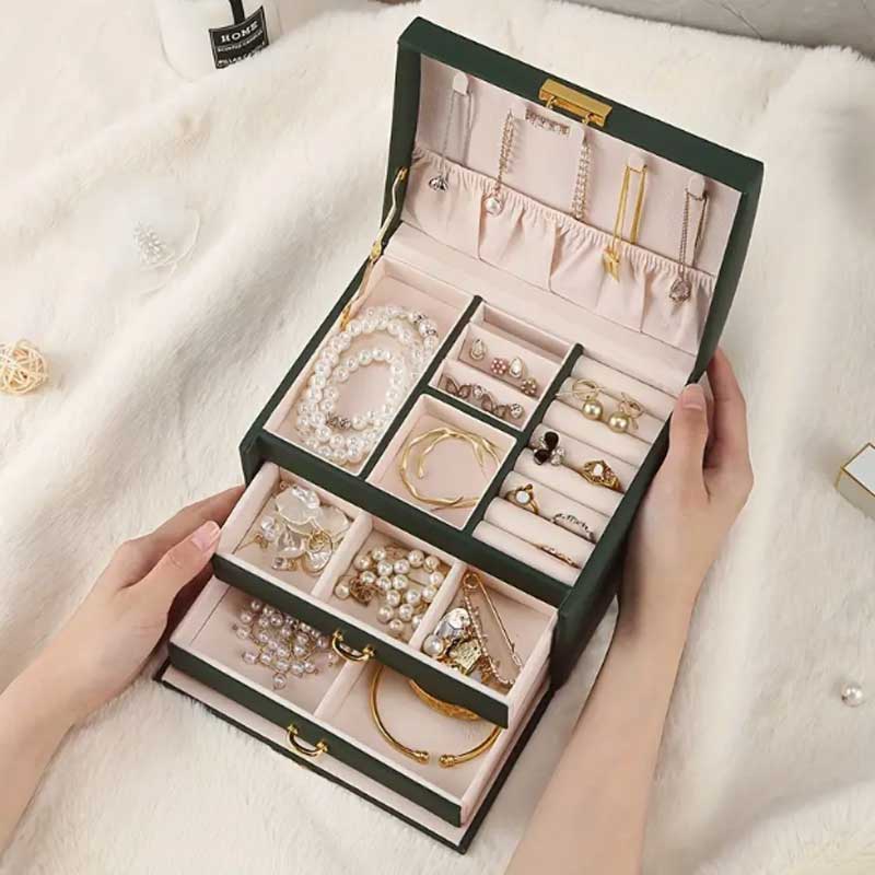 Three Drawer Handheld Jeweller - Lockbox Key Secure のレビューと価格