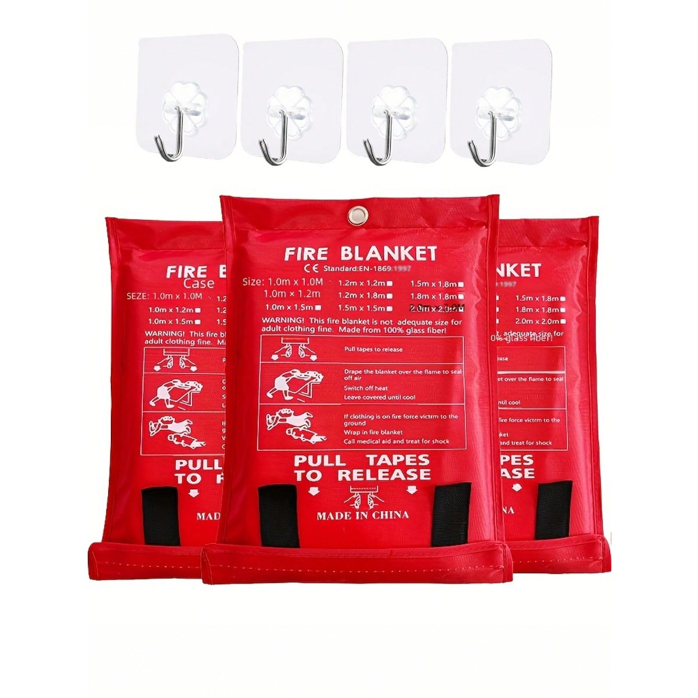 Fire Blanket 39.37 X 39.37 Inc - Fire Blanket Kitchen のレビューと価格