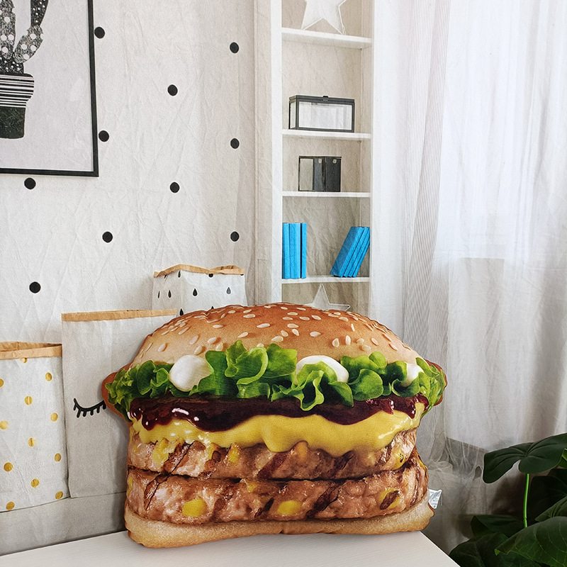 Lifelike Plush Hamburger Pillo - Fire Blanket Kitchen のレビューと価格