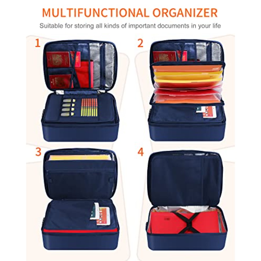 Important Document Organizer W - Fire Safe Document のレビューと価格