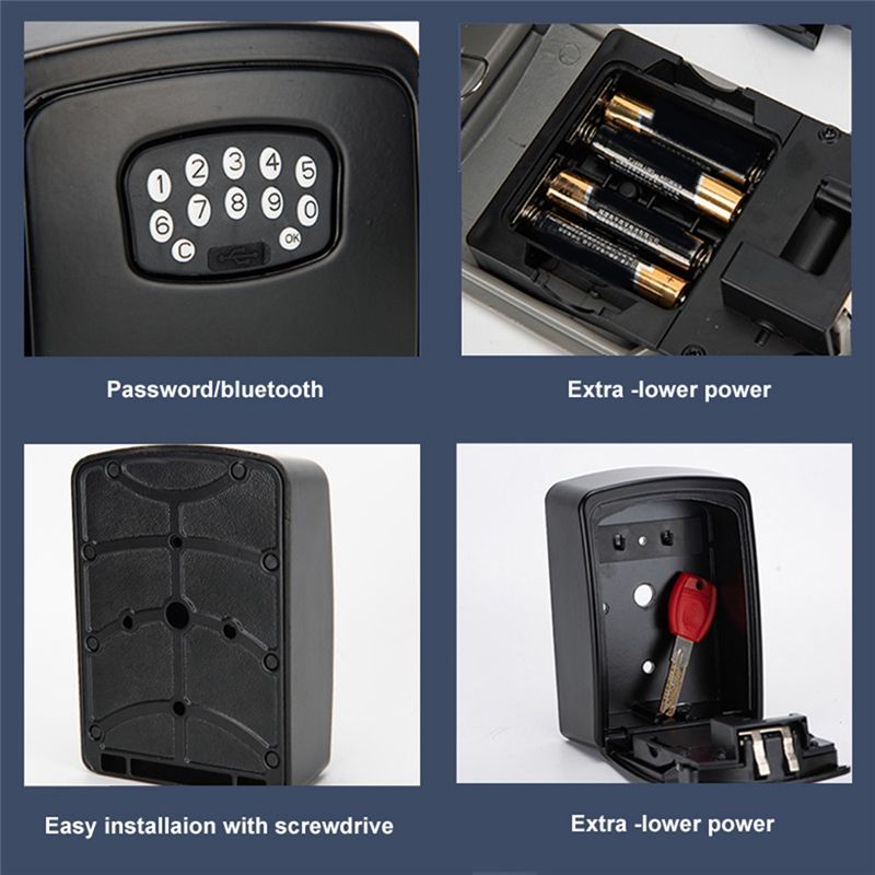B68A TUYA Smart Key Box Blueto - Lockbox Key Secure のレビューと価格