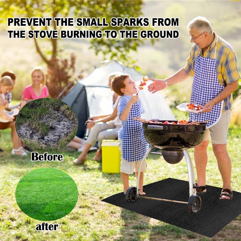Under Grill Mat Fireplace Fire - Fire Blanket Kitchen のレビューと価格