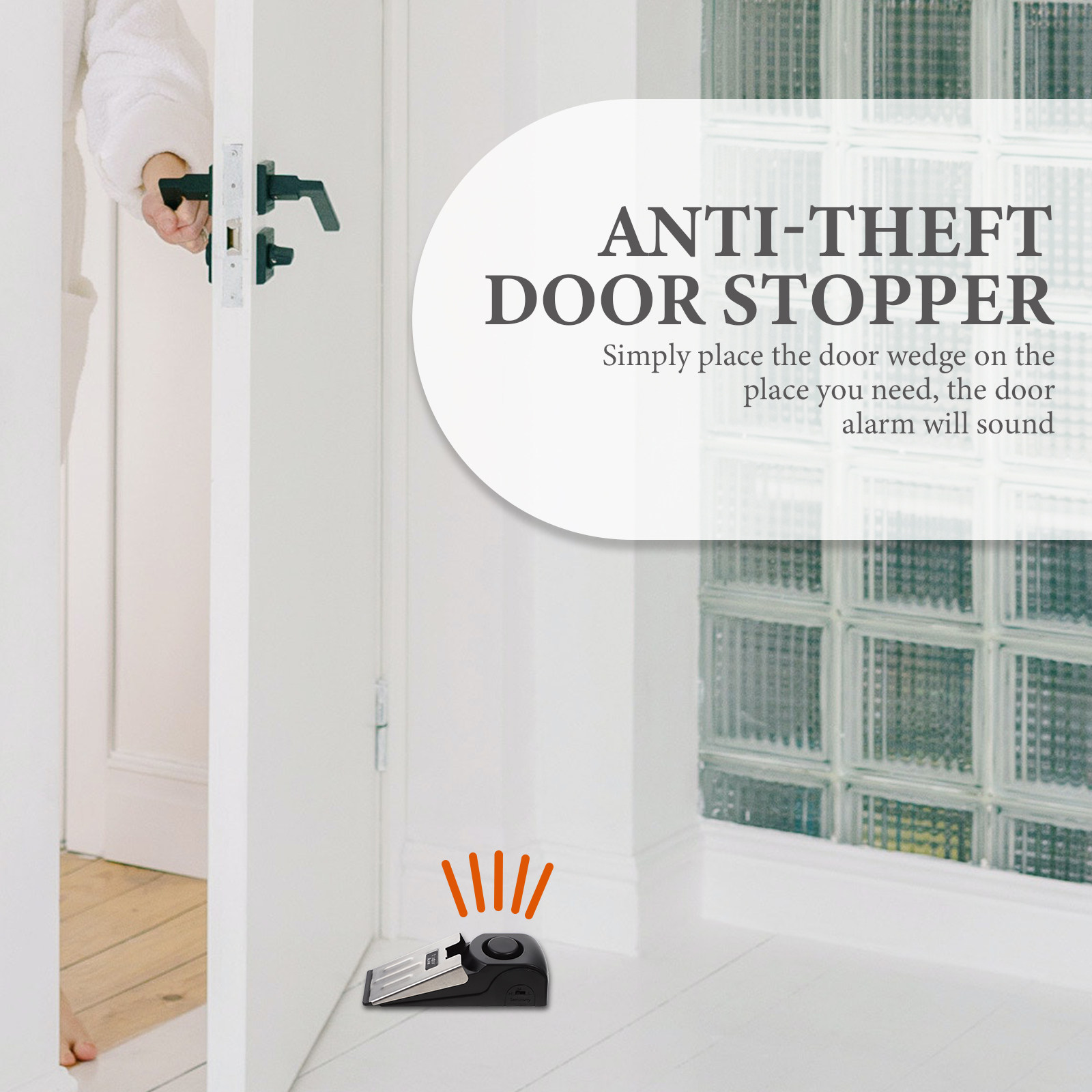 Anti Theft Door Stopper with A - Door Stop Alarm のレビューと価格