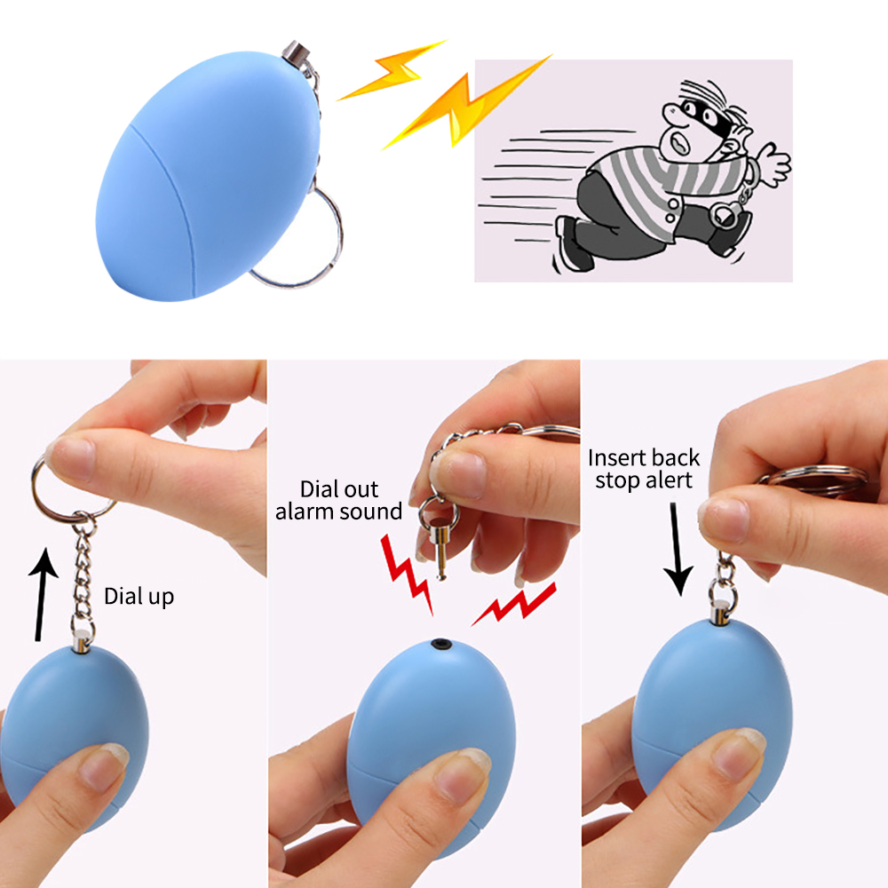 1PCS Self Defense Alarm 100dB  - Personal Alarm Keychain のレビューと価格