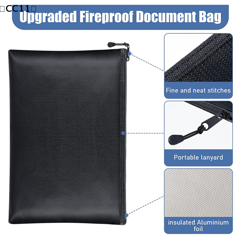 Fireproof Document Bag Waterpr - Fire Safe Document のレビューと価格