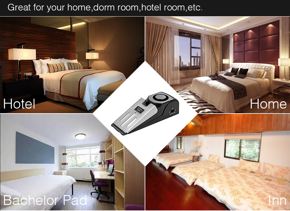 KERUI 125DB Anti-theft Burglar - Door Stop Alarm のレビューと価格