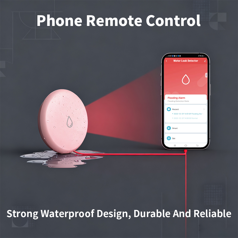 Tuya Zigbee Leakage Sensor LED - Water Alarm Sensor のレビューと価格