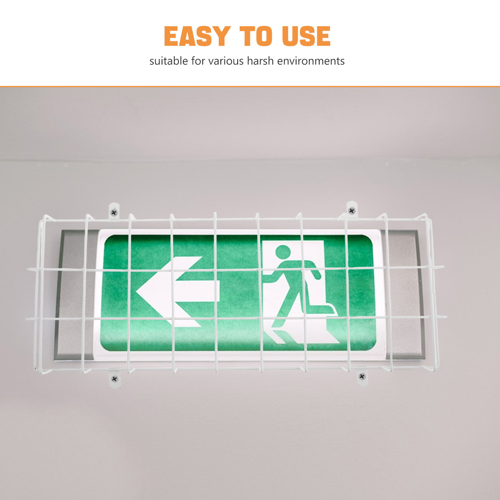 4Pcs Emergency Light Protectiv - Emergency Exit Sign のレビューと価格