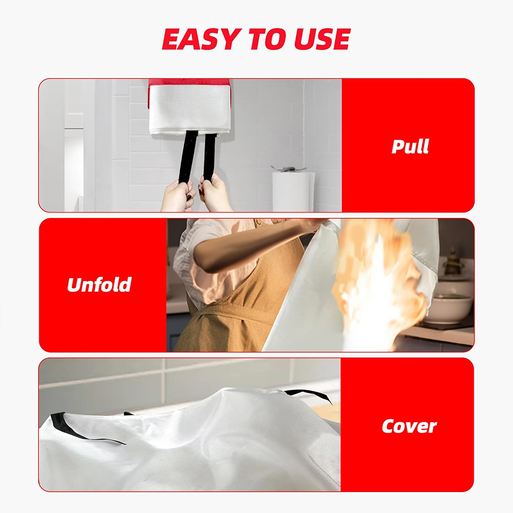 Fire Blanket 2 Pack 2*2m/1.5*1 - Fire Blanket Kitchen のレビューと価格