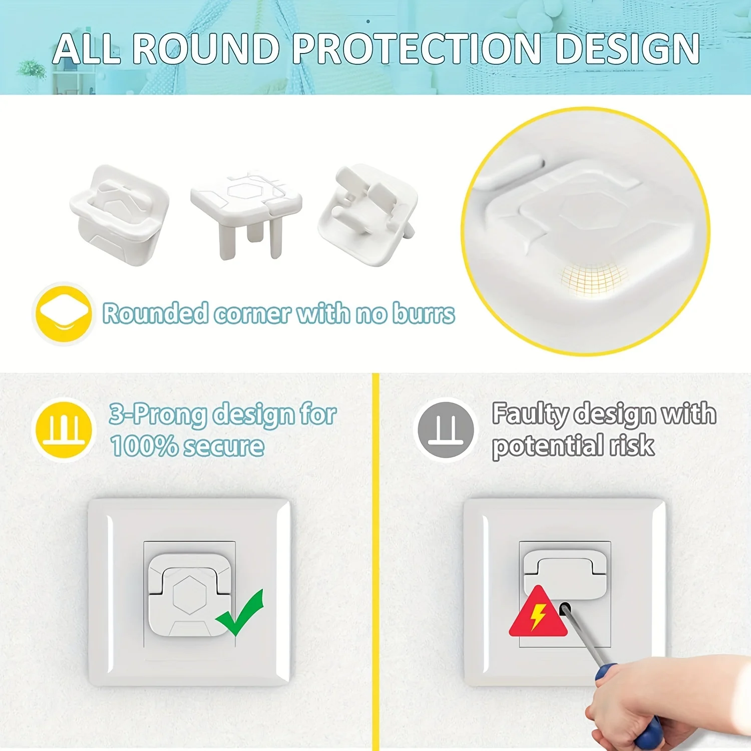 1-20Pc Baby Proof Outlet Cover - Outlet Cover Baby のレビューと価格