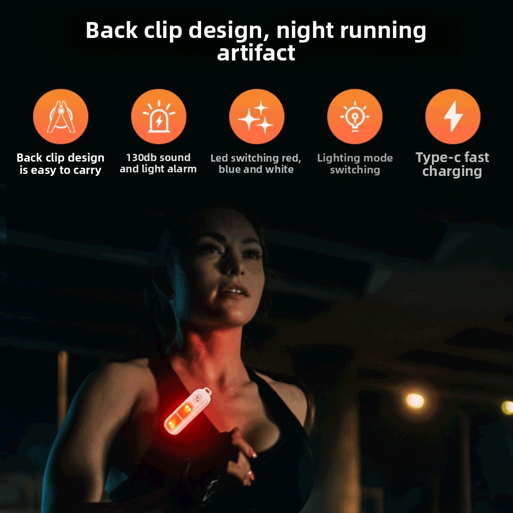130dB Night Running Safety War - Personal Alarm Keychain のレビューと価格