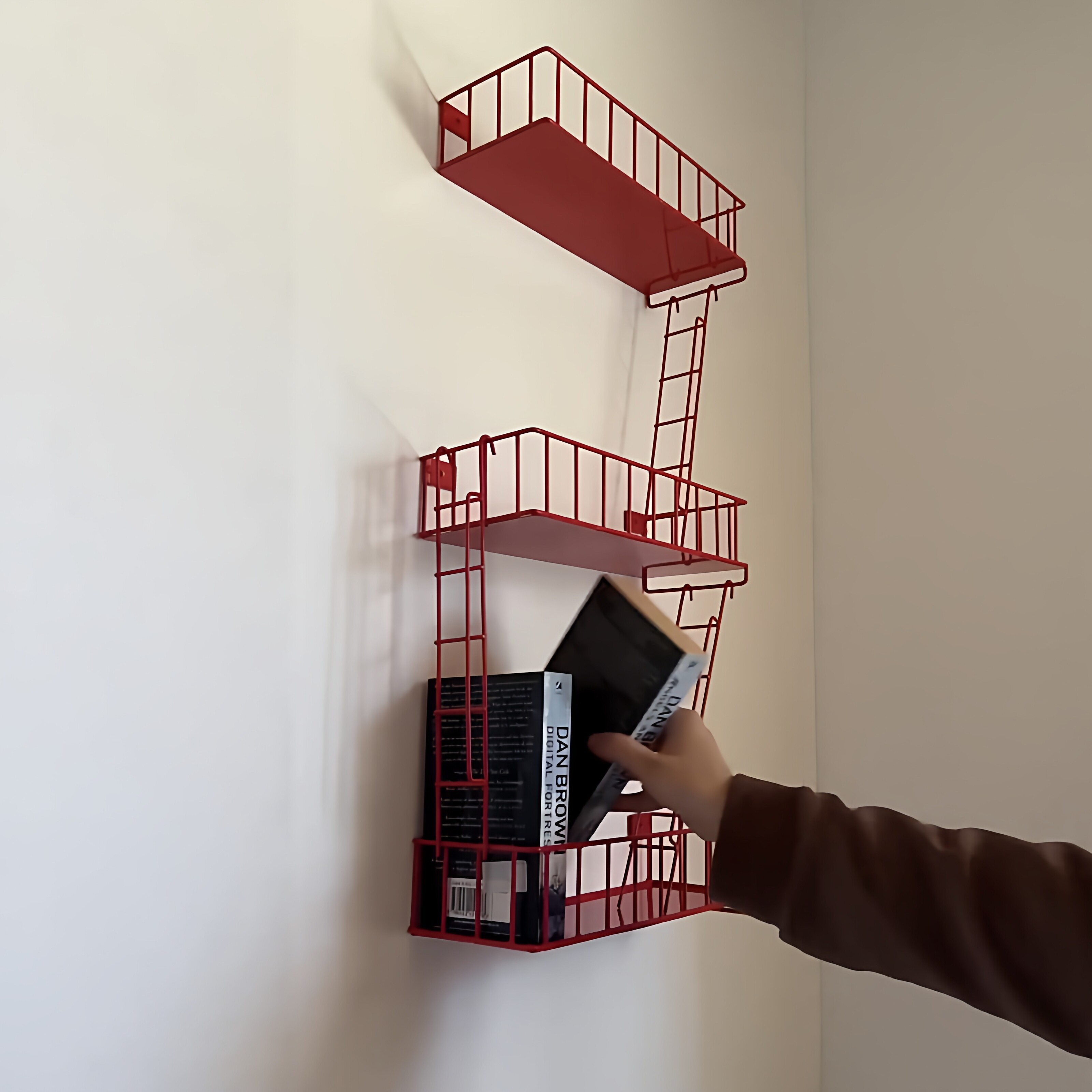 Fire Escape Wall Shelf, 3-Tier - Fire Escape Ladder のレビューと価格
