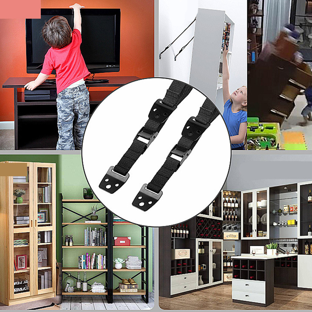 Heavy Duty TV Safety Anti-Tip  - Earthquake Anchor Strap のレビューと価格