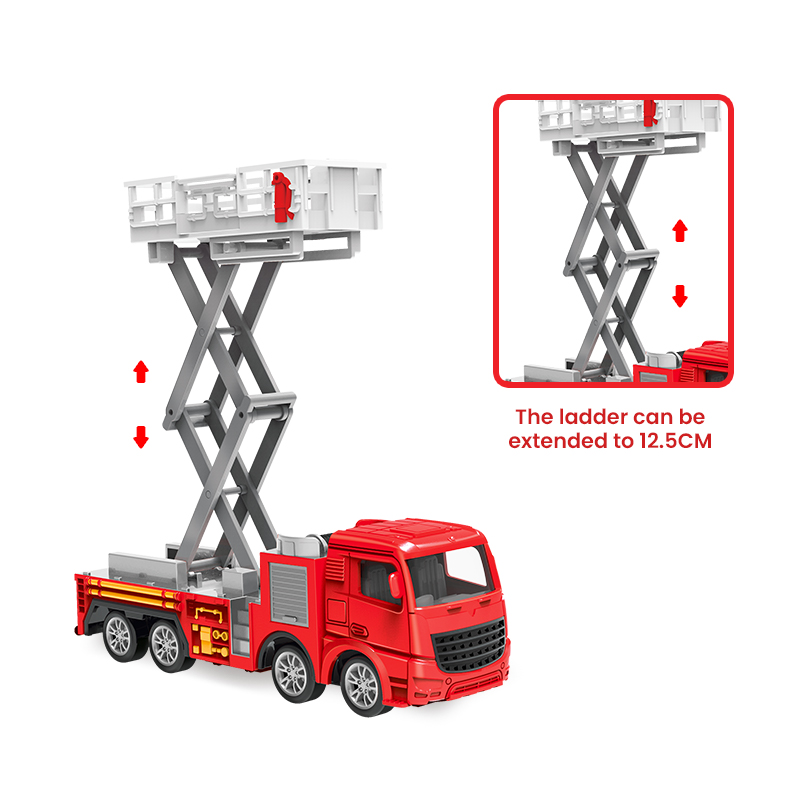 1:55 Diecast Fire Truck Model  - Fire Escape Ladder のレビューと価格