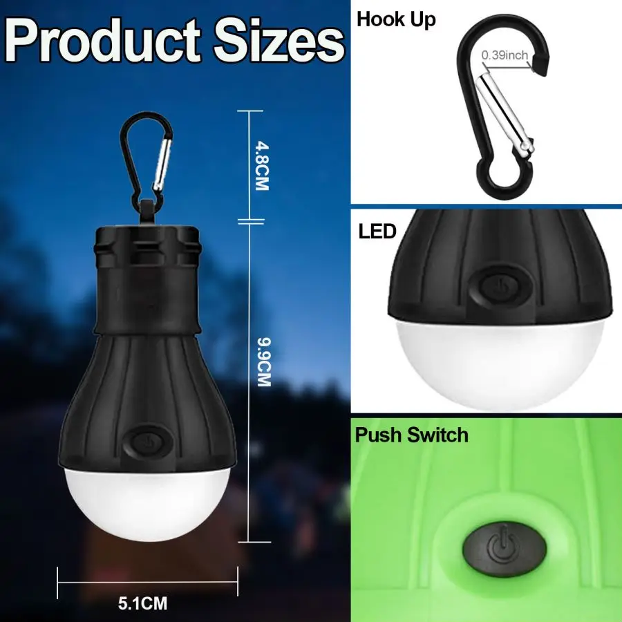 LED Camping Lights Tent Lamp P - Power Outage Light のレビューと価格