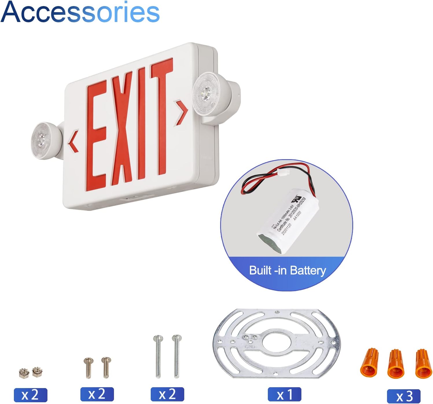 Red Exit Sign with Emergency L - Emergency Exit Sign のレビューと価格