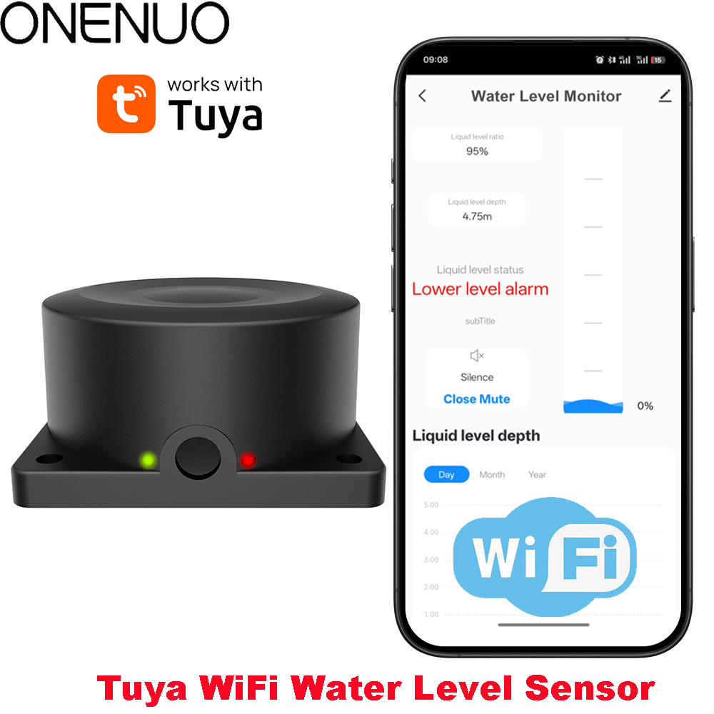 ONENUO Liquid Level Sensor Oil - Water Alarm Sensor のレビューと価格