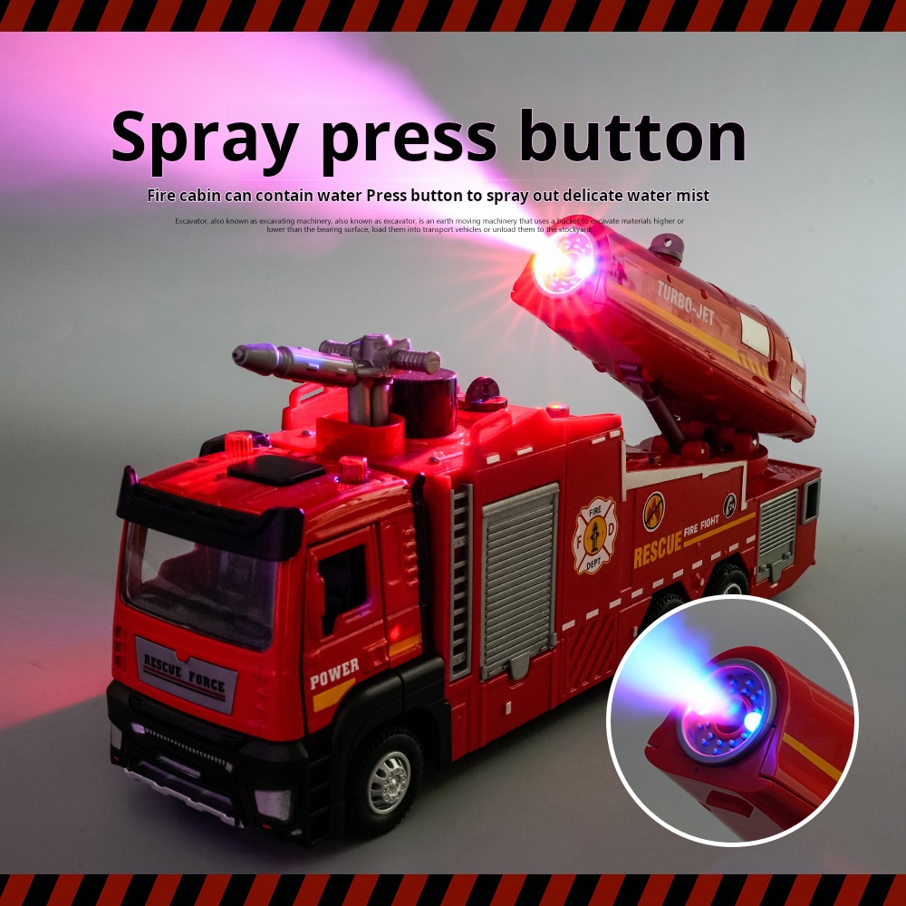 New Alloy Fire Truck Toy Large - Fire Escape Ladder のレビューと価格