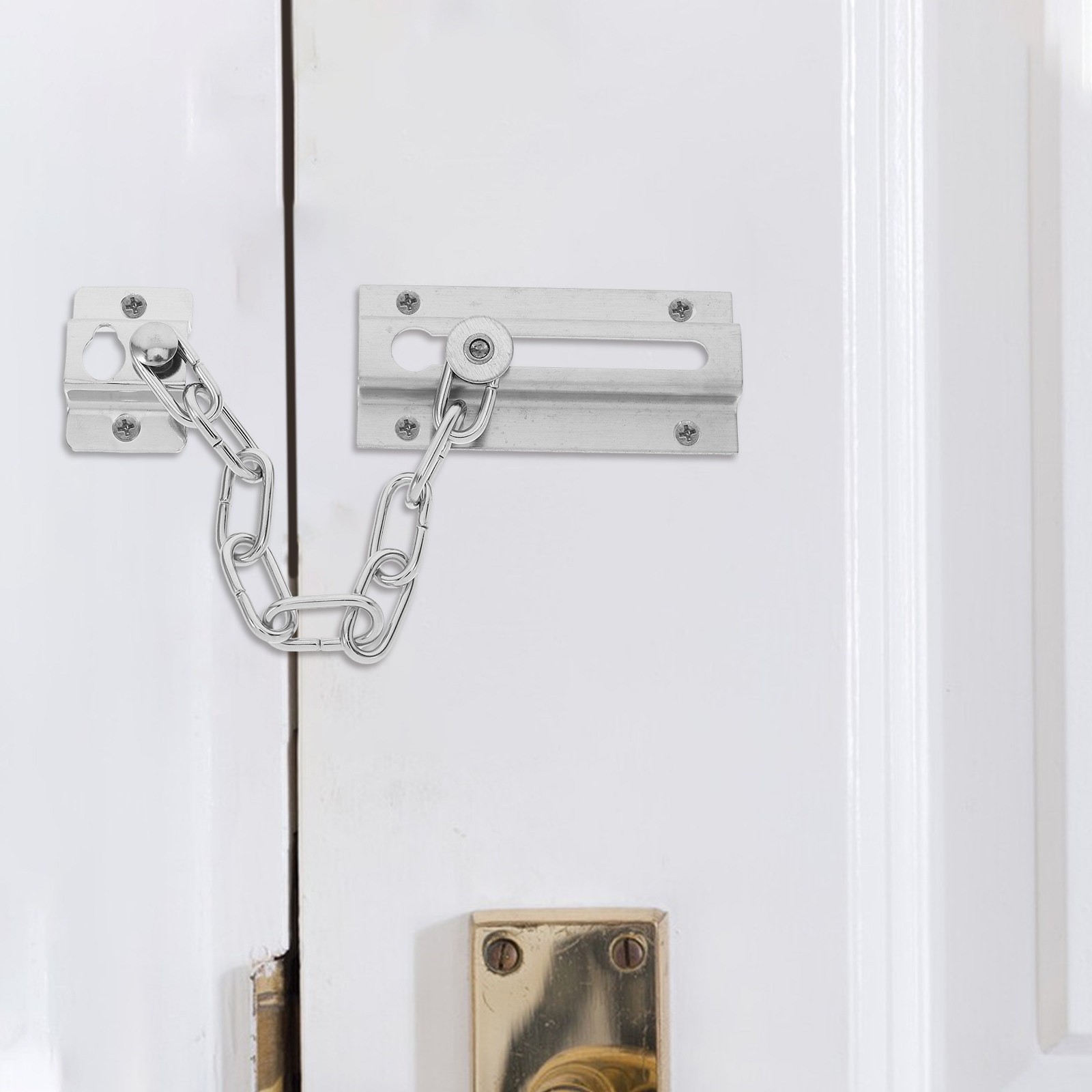 Stainless Steel Door Chain Loc - Security Chain Door のレビューと価格
