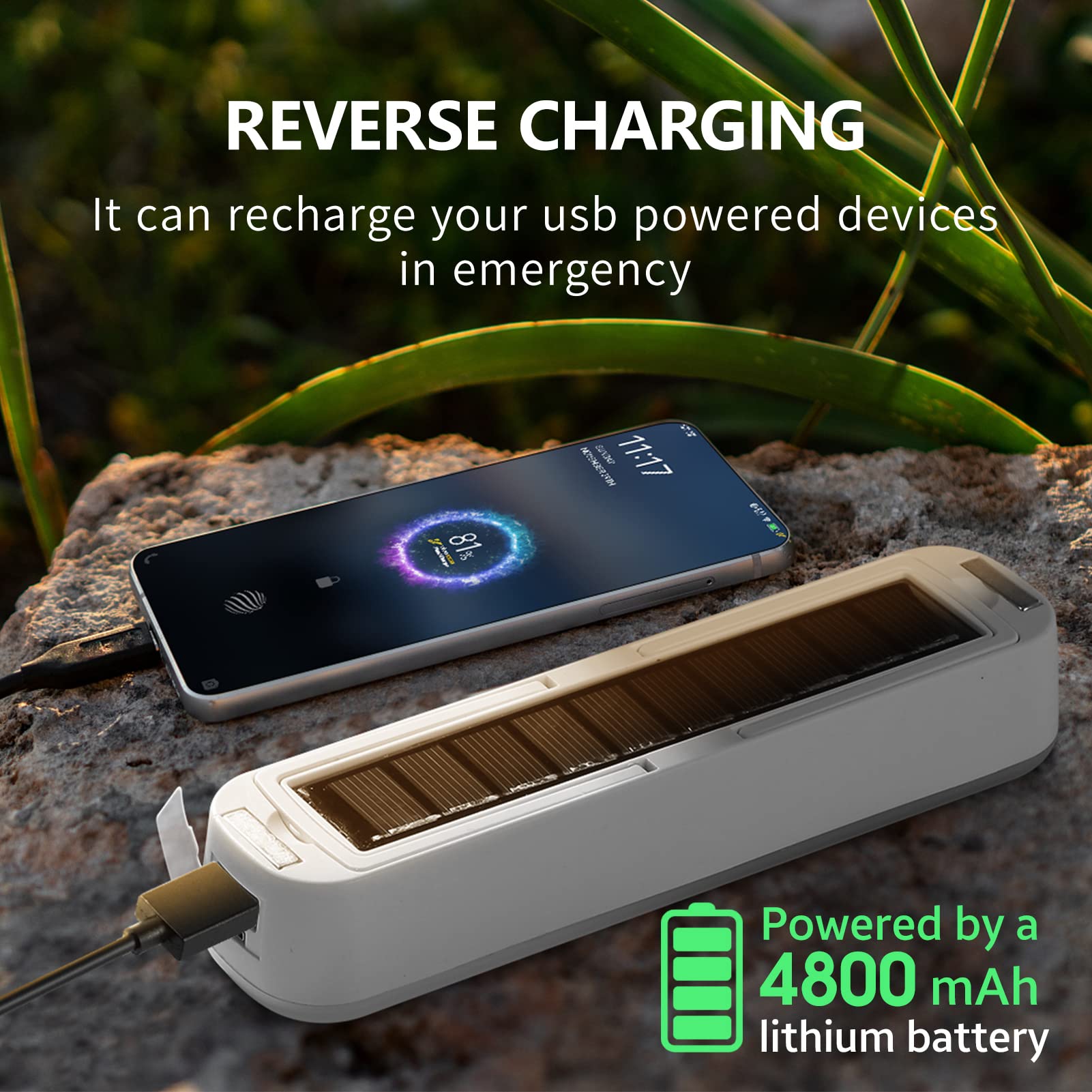 Solar Rechargeable Camping Lan - Power Outage Light のレビューと価格