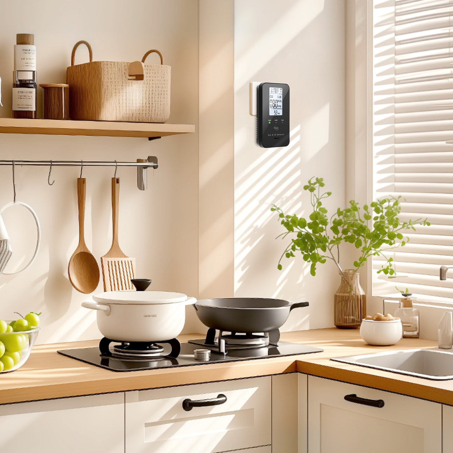 Natural Gas & Carbon Monoxide  - Co Detector Plug のレビューと価格