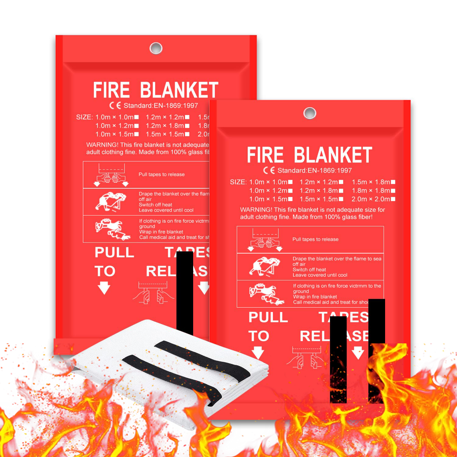 Emergency Fire Blanket for Hom - Fire Blanket Kitchen のレビューと価格
