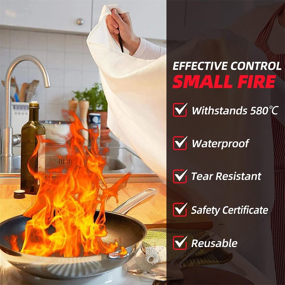 Emergency Fire Blanket for Hom - Fire Blanket Kitchen のレビューと価格