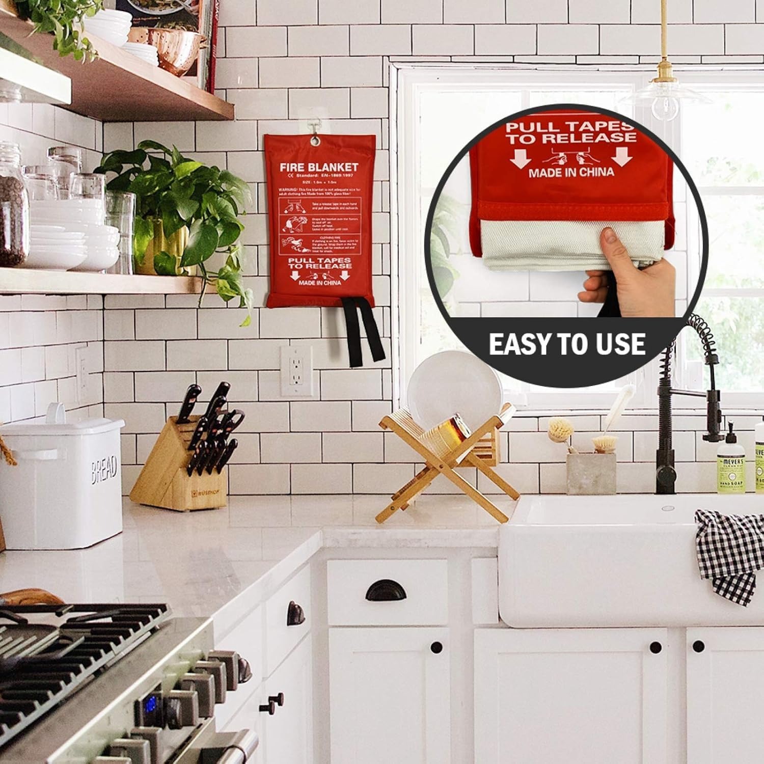 Emergency Fire Blanket for Hom - Fire Blanket Kitchen のレビューと価格