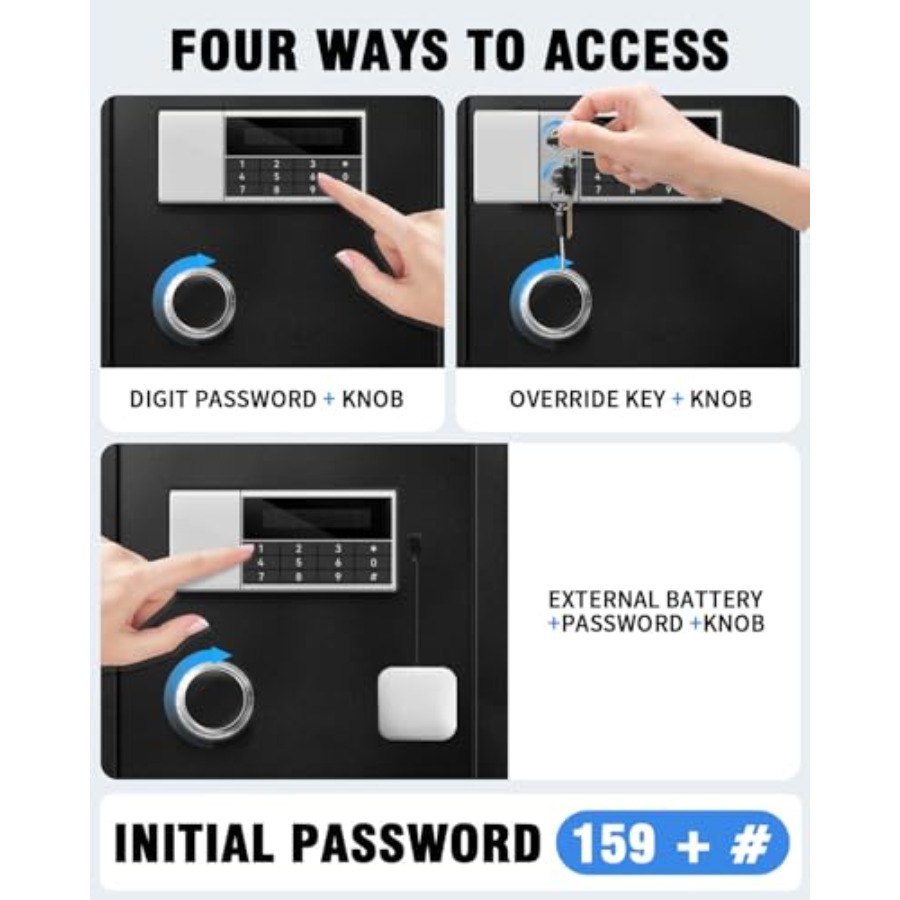 8.4 CuFt Heavy Duty Home Safe  - Lockbox Key Secure のレビューと価格