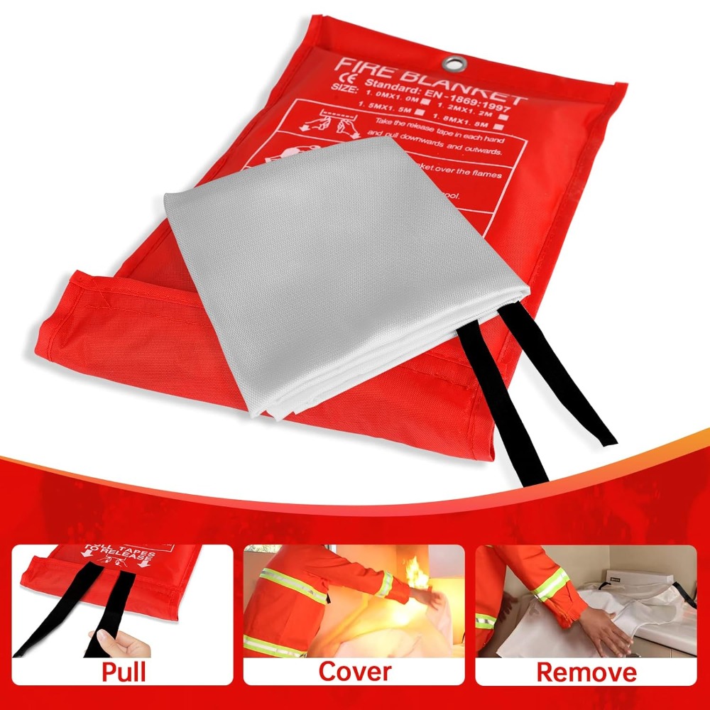 Thick Fire Blanket Emergency f - Fire Blanket Kitchen のレビューと価格