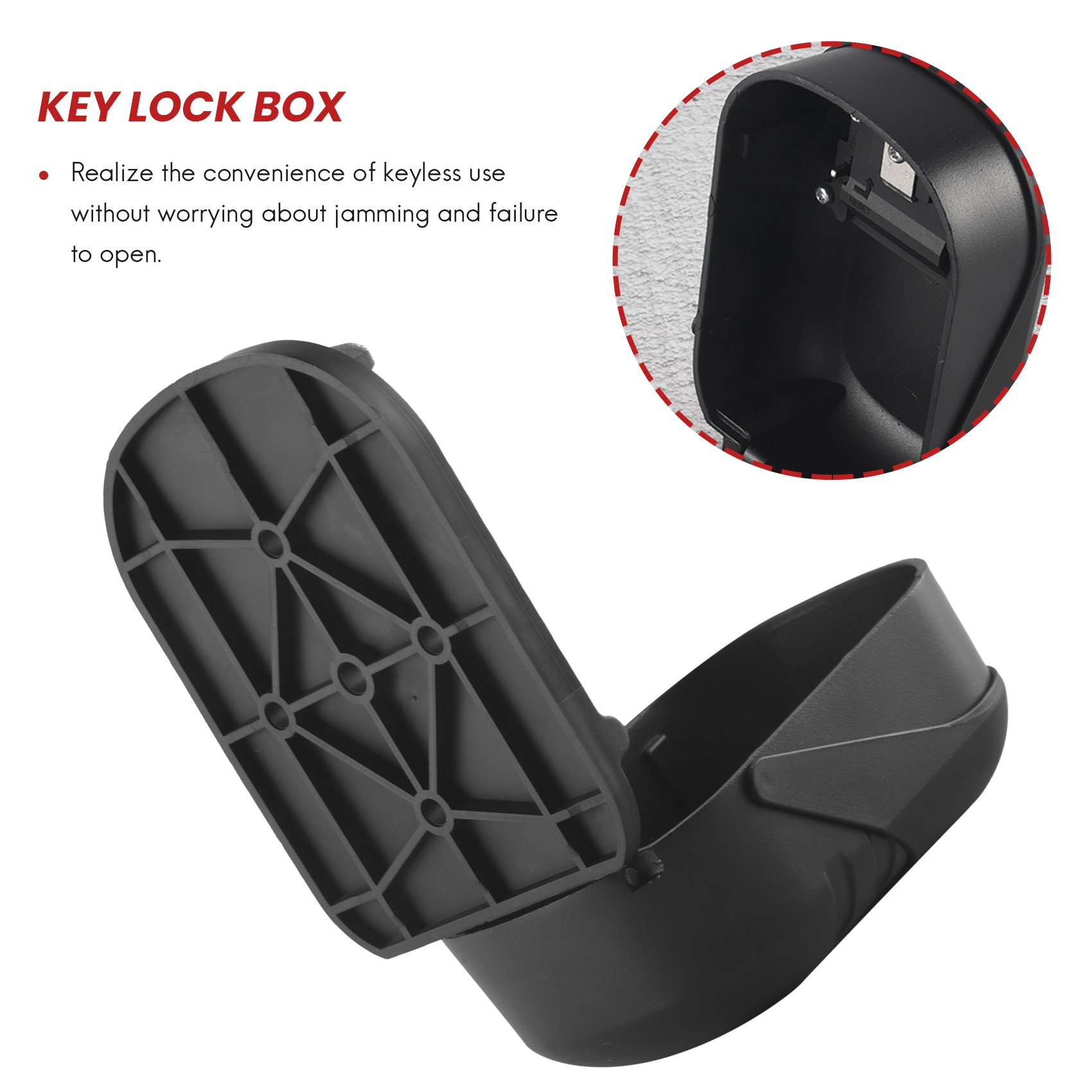 A25P Key Lock Box Wall Mount 4 - Lockbox Key Secure のレビューと価格