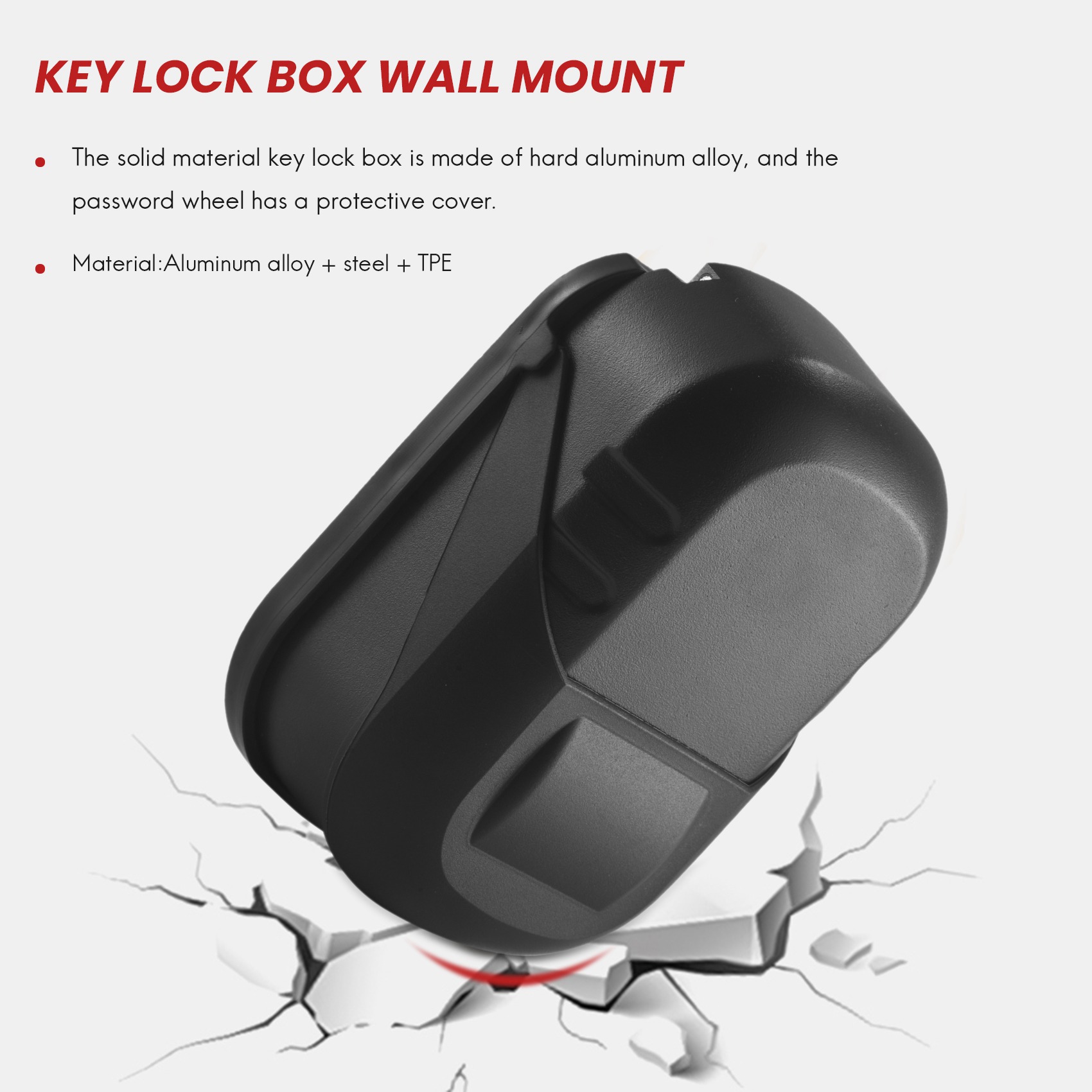 A25P Key Lock Box Wall Mount 4 - Lockbox Key Secure のレビューと価格