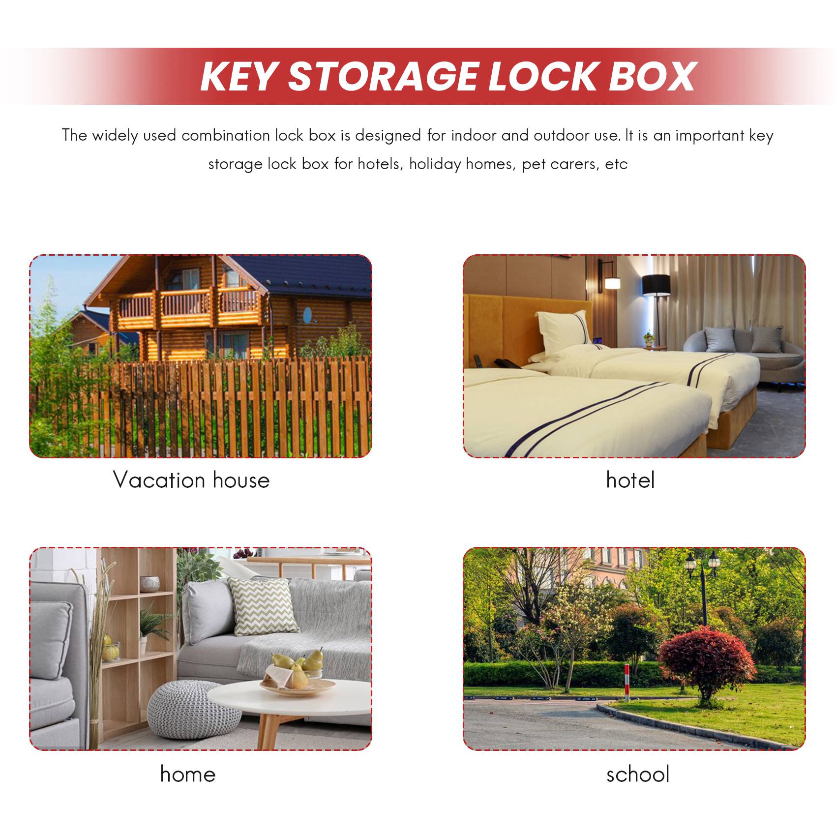 A25P Key Lock Box Wall Mount 4 - Lockbox Key Secure のレビューと価格