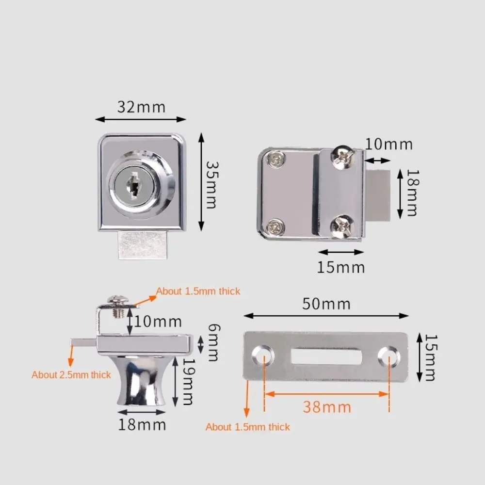 Metal Single Double Swinging G - Medicine Cabinet Lock のレビューと価格