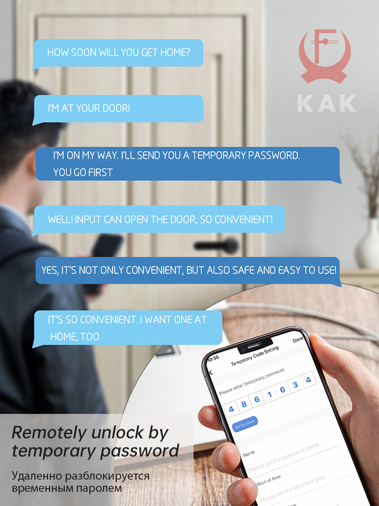 KAK Smart Fingerprint Door Loc - Security Chain Door のレビューと価格