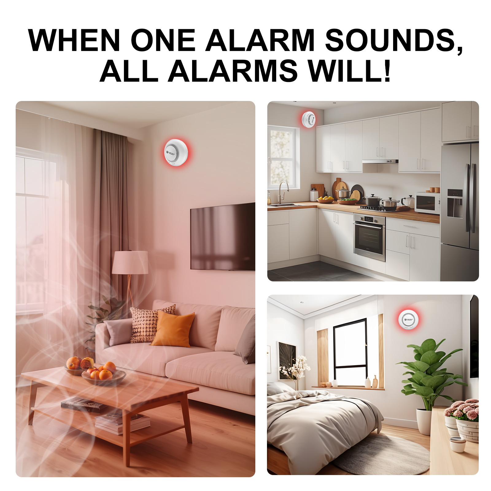 DFA Smoke Detector Fire Wirele - Smoke Detector Interconnected のレビューと価格