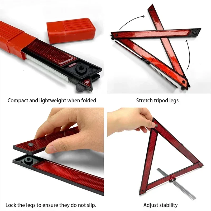 Car Triangle Reflective Tripod - Emergency Exit Sign のレビューと価格