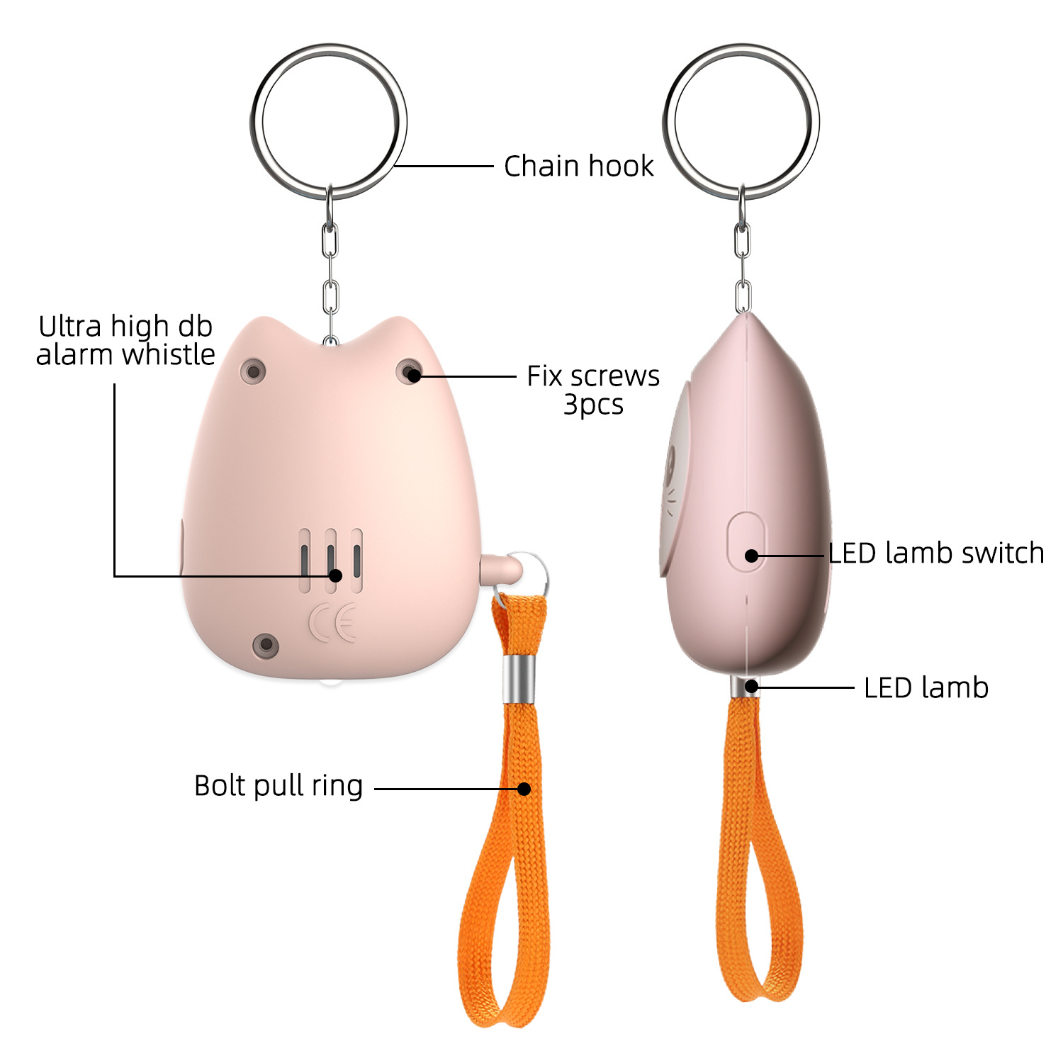 2025 New Personal Alarm Self-d - Personal Alarm Keychain のレビューと価格
