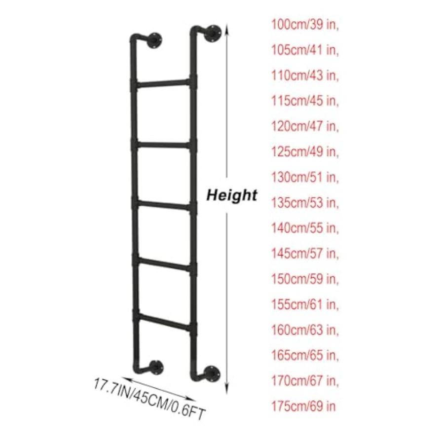 Wall Mounted Metal Step Ladder - Fire Escape Ladder のレビューと価格