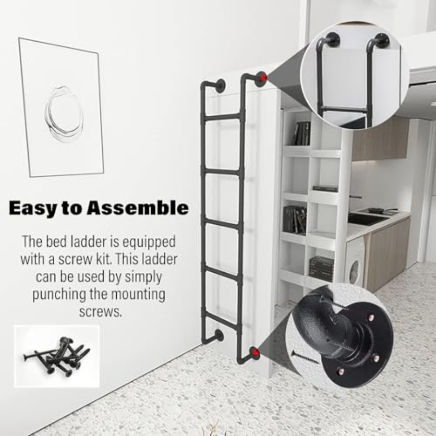 Wall Mounted Metal Step Ladder - Fire Escape Ladder のレビューと価格