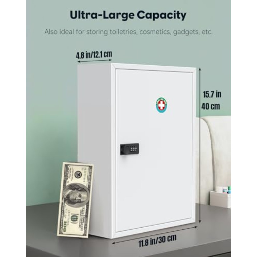 Wall Mount Medicine Cabinet wi - Medicine Cabinet Lock のレビューと価格