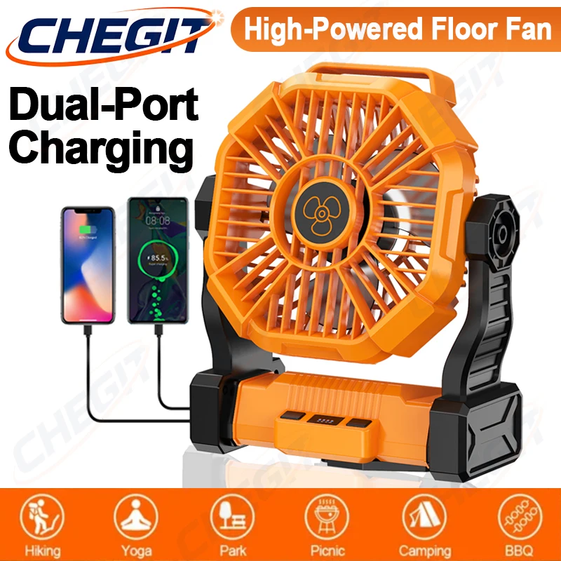 Rechargeable Portable Fan 1040 - Power Outage Light のレビューと価格