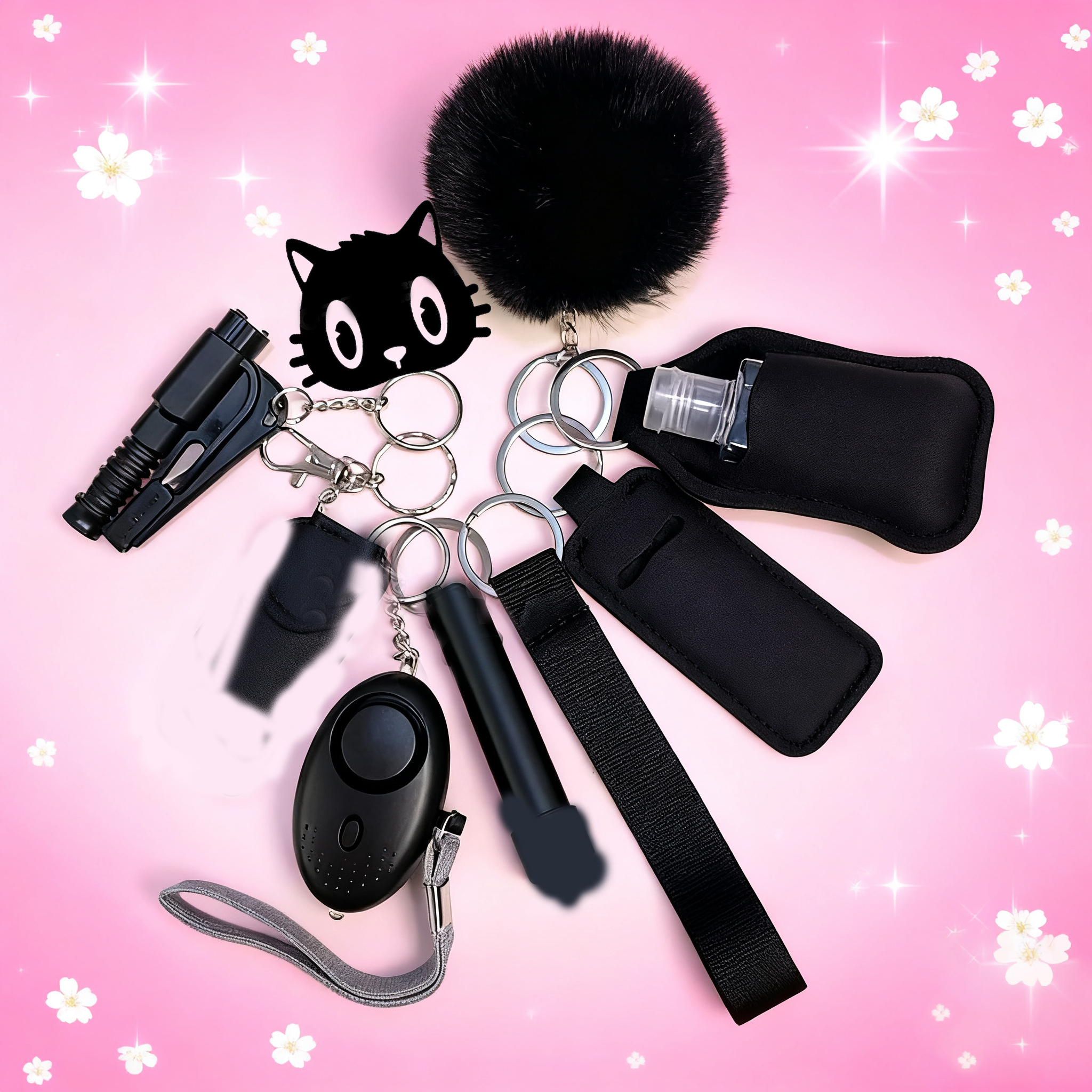 10Pcs Girl Security Self Defen - Personal Alarm Keychain のレビューと価格