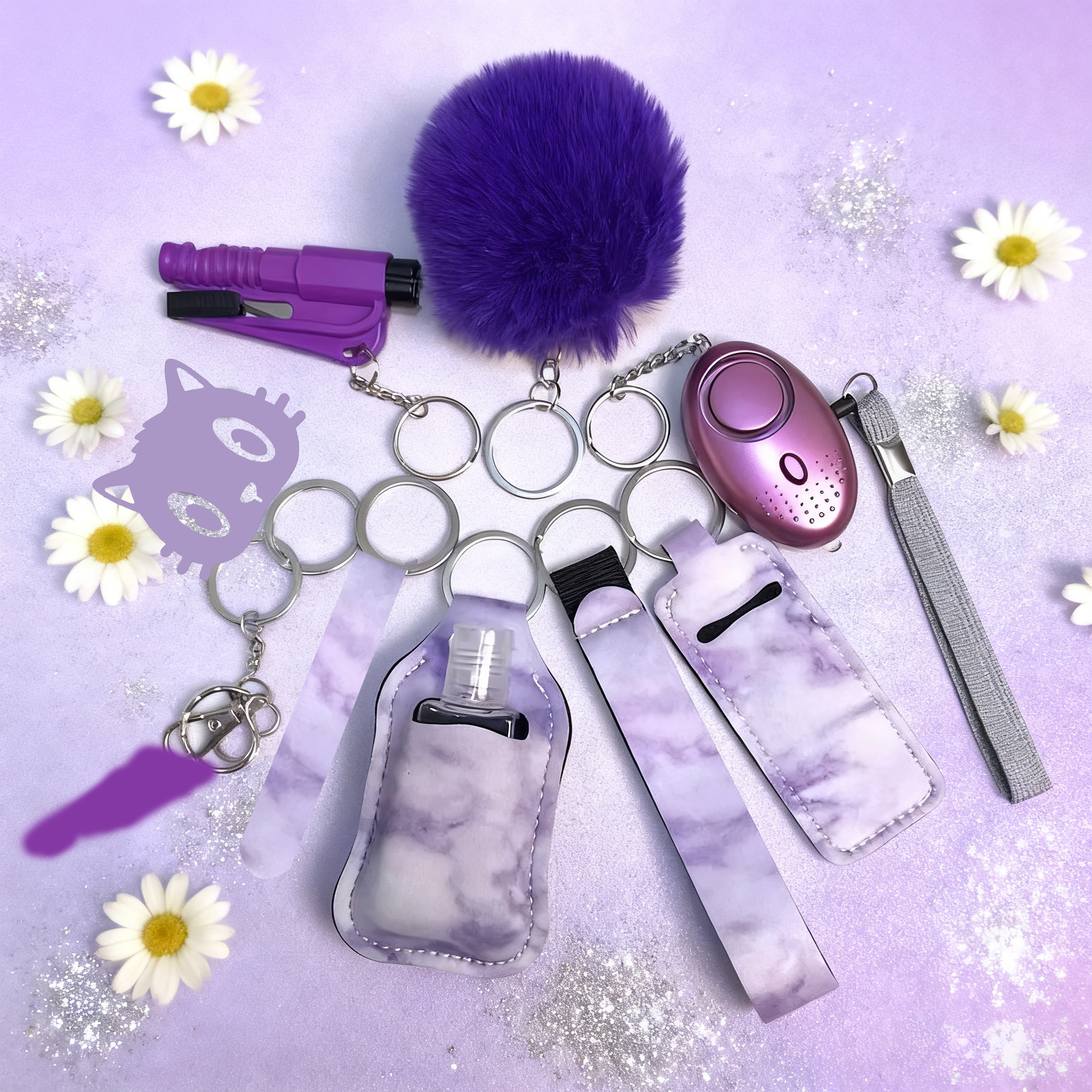 10Pcs Girl Security Self Defen - Personal Alarm Keychain のレビューと価格